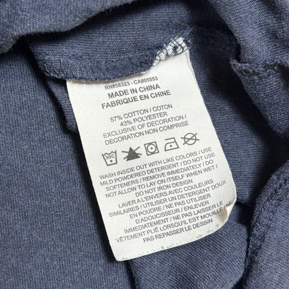 Men's Nike Dri-FIT "The Nike Tee" Short Sleeve T-Shirt Size M Navy Blue Athletic - Picture 4 of 7